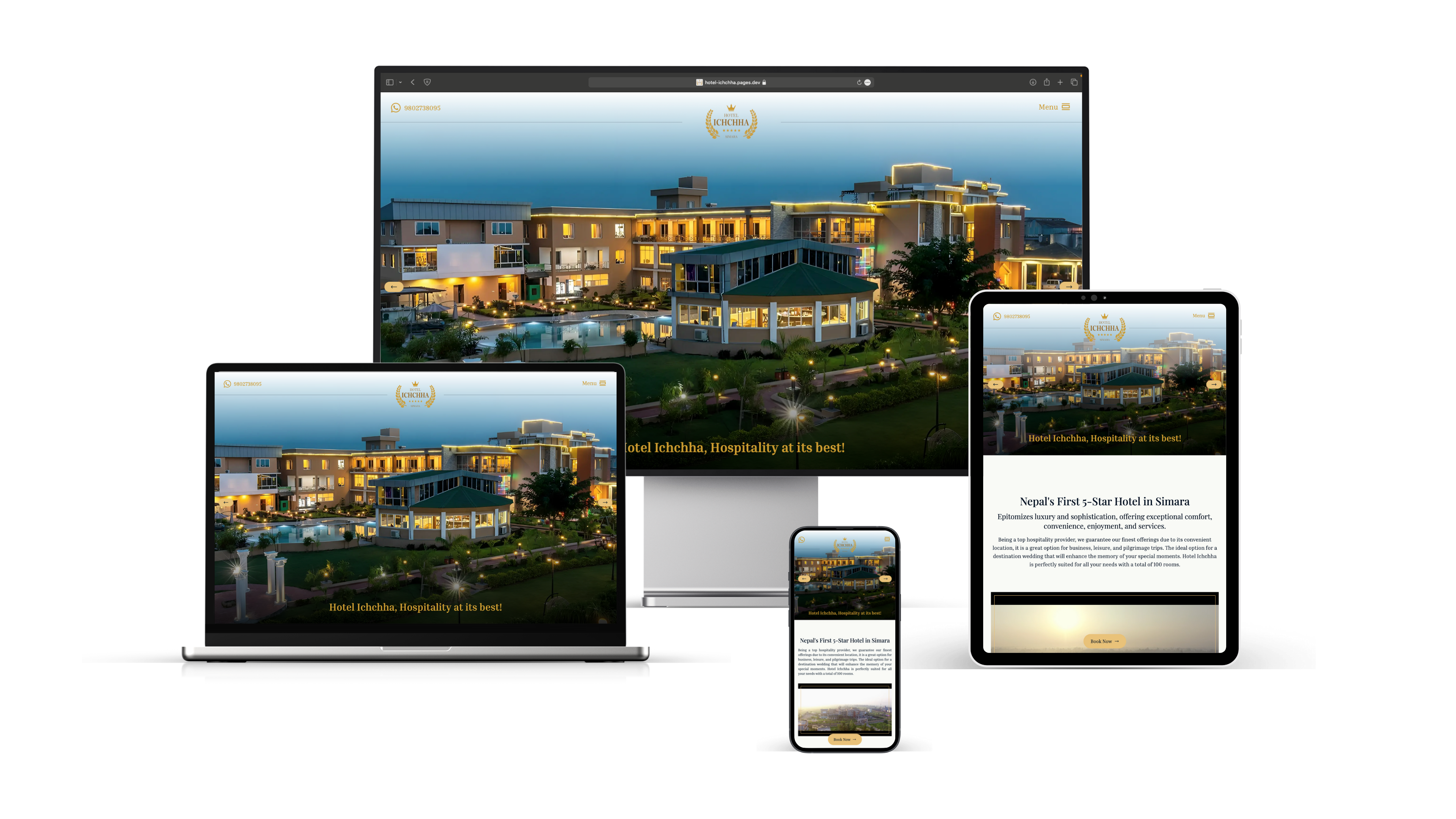 Hotel Ichchha Mockup